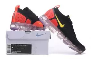 air vapormax2 hommess basketball chaussures 2018 noir rouge942842-005